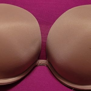 Victoria's secret "pink"  dark tan padded push-up bra 34C